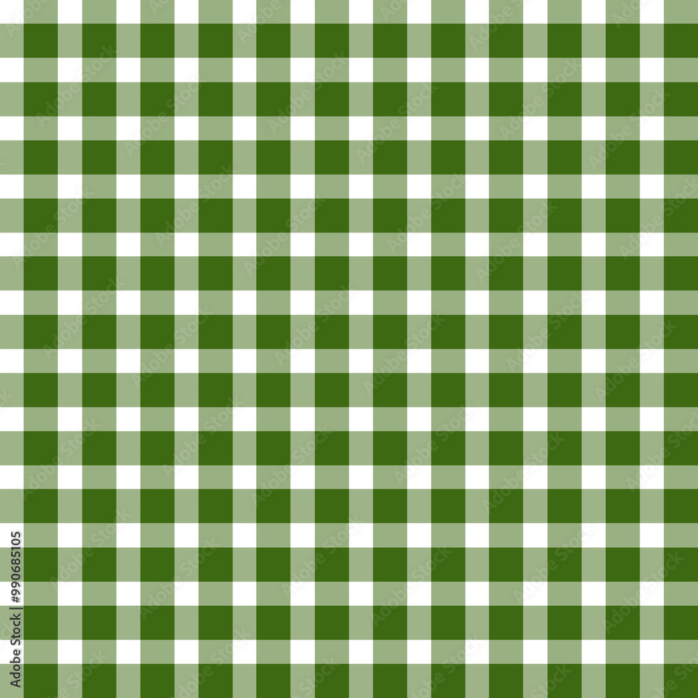 Green white plaid pattern XmassPL_014