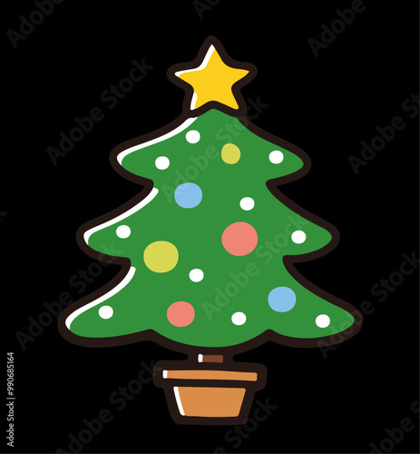 Drawing, illustration, picture of a Christmas tree. Christmas tree, festive New Year, Christmas tree. Holidays, winter holidays, winter, Christmas, Santa Claus, gifts, new Year, many Christmas trees i
