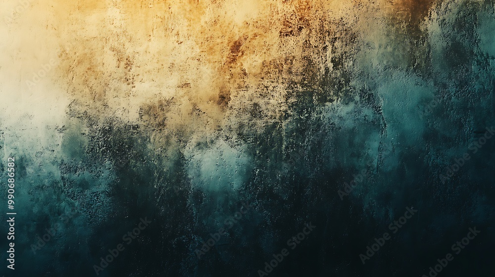 Abstract Dark Green and Yellow Textured Background Illustration Abstract Dark Green and Yellow Textured Background Illustration