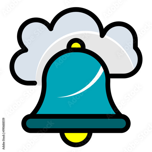 notification, cloud, icon, technology, cloudy