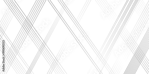 Vector tech Abstract thin black and white gradient silver stripe diagonal line vector carve wave minimal texture. vector illustration monochrome stripe pattern technology web graphic design.