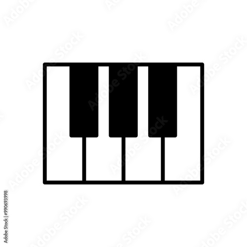 music and multimedia glyph icon