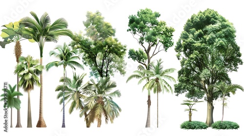 tree isolated on white background