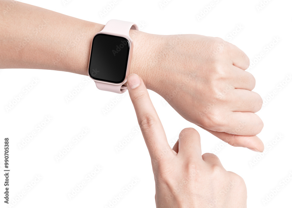 Smart watch screen mockup psd digital device Smart watch screen mockup psd digital device