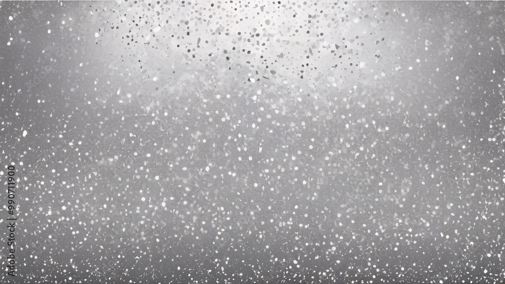 Abstract gray and white speckled background with subtle gradient.