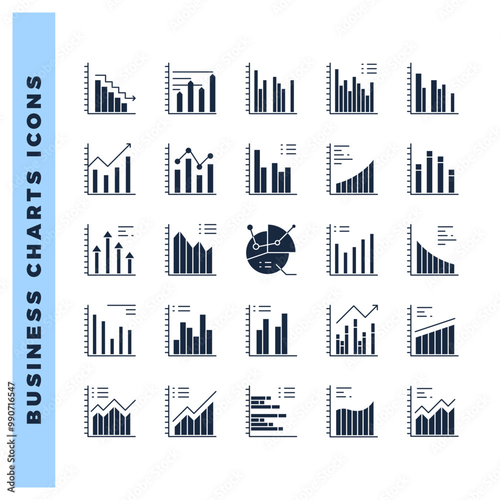 25 Business Chart and Diagram Glyph icon pack. vector illustration. 25 Business Chart and Diagram Glyph icon pack. vector illustration.