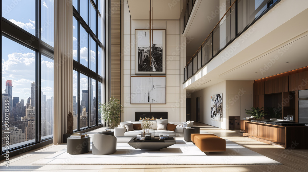 Warehouse Loft Style Space - livethehalllofts.com - High-Ceiling Industrial Loft Penthouse With Private Oasis