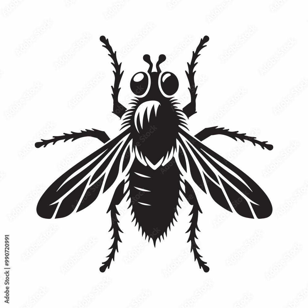 Fototapeta premium Elegant Firefly Silhouette Vector Art