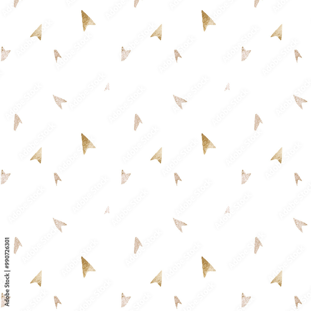 Shimmering gold arrows pattern design element Shimmering gold arrows pattern design element