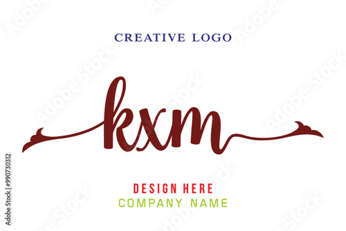 KXM  lettering logo is simple, easy to understand and authoritative