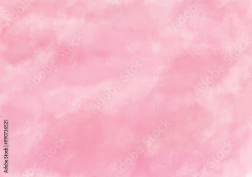 水彩風　　背景素材　テクスチャー　ピンク