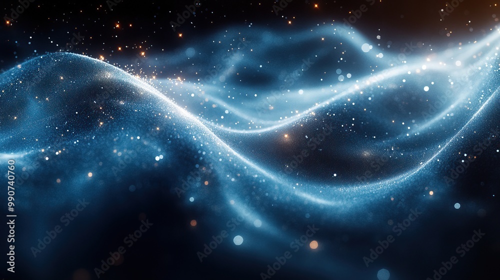 Fototapeta premium Abstract background with crisscross and upward lines, representing a scientific and technological sense of space.