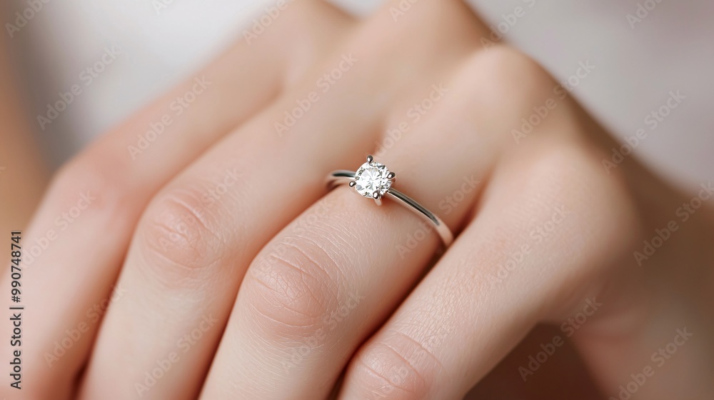 Elegant Engagement Ring Close-Up - Capturing Intimate Moments of Love in a Romantic Setting with Sparkling Details and Gentle Hands Elegant Engagement Ring Close-Up - Capturing Intimate Moments of Love in a Romantic Setting with Sparkling Details and Gentle Hands