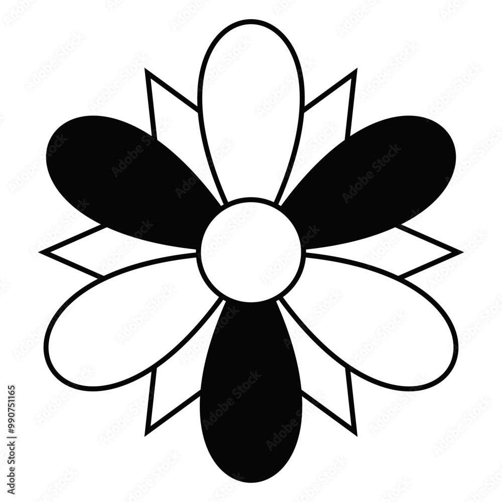 Black Silhouette of Vesak Day. Vector Illustration Isolated on White Background. Black Silhouette of Vesak Day. Vector Illustration Isolated on White Background.