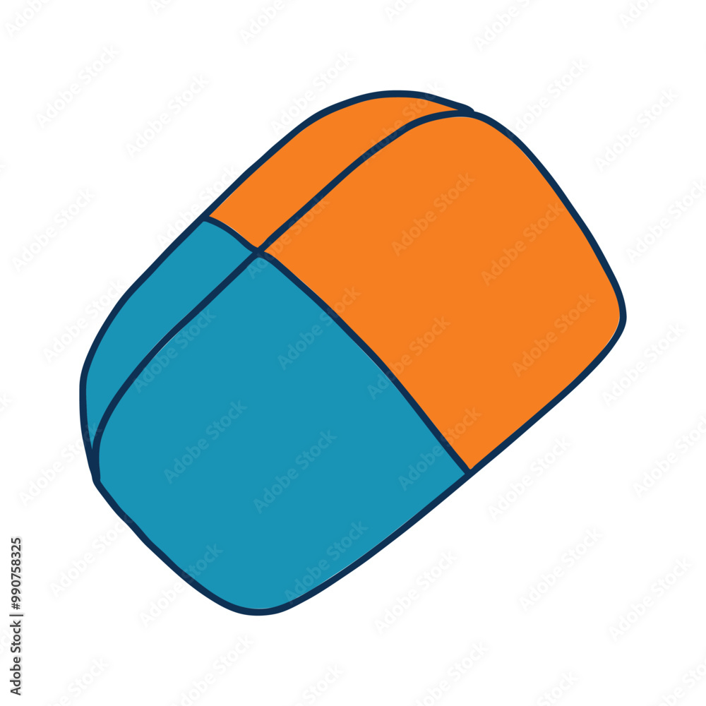 Eraser Graphic illustration. Eraser Graphic illustration.