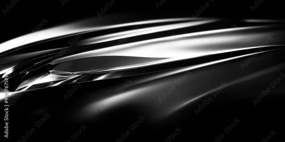 A sleek, abstract design featuring smooth, flowing surfaces in monochrome tones. A sleek, abstract design featuring smooth, flowing surfaces in monochrome tones.