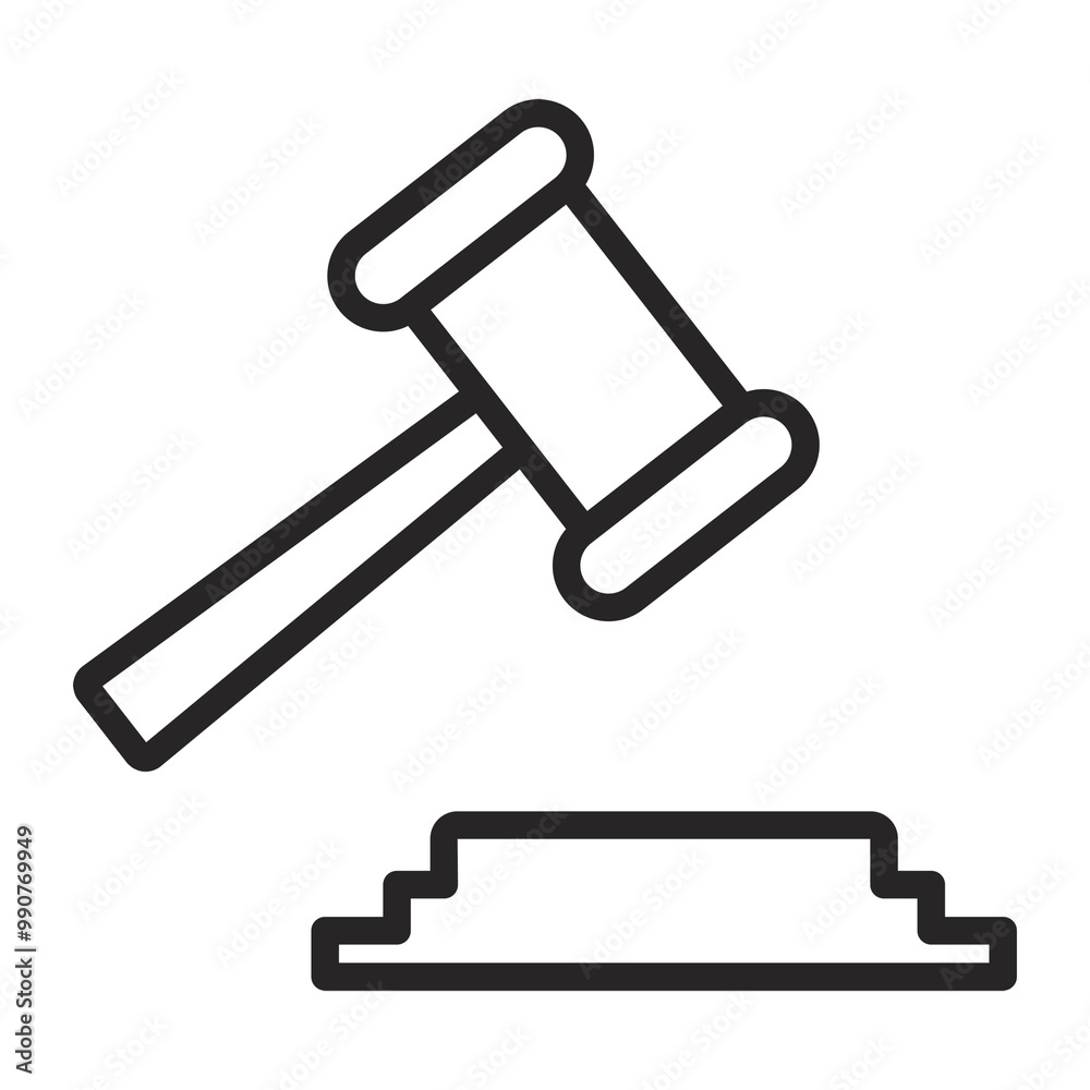 Justice gavel png law icon, transparent background Justice gavel png law icon, transparent background