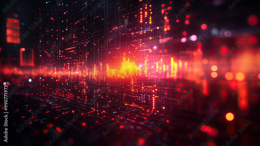 A data analysis concept showcases advanced technology interfaces for business and finance, illustrating online marketing and strategy insights. A data analysis concept showcases advanced technology interfaces for business and finance, illustrating online marketing and strategy insights.
