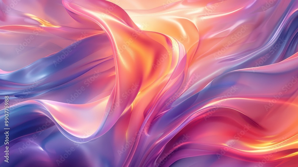 An abstract background reflecting energy through a combination of purple, pink and orange