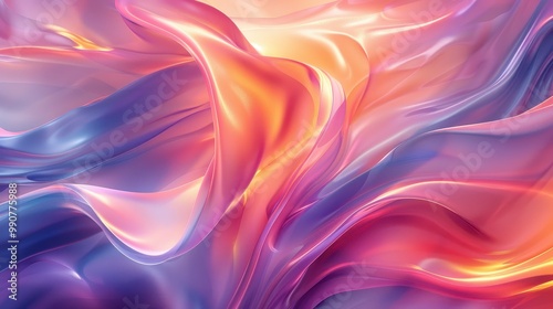 An abstract background reflecting energy through a combination of purple, pink and orange