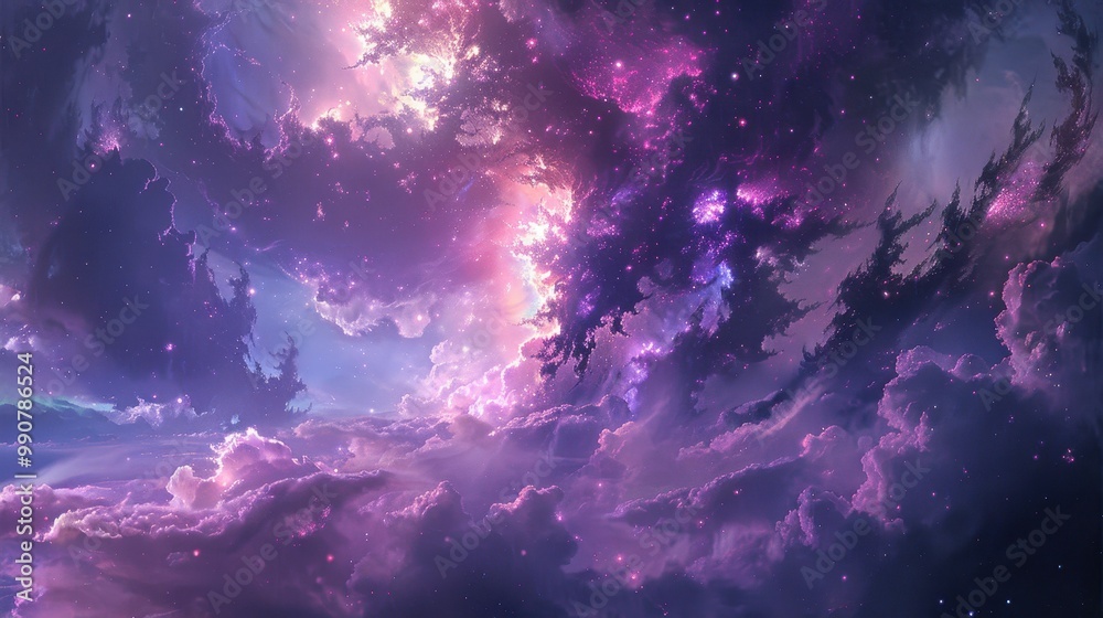 Energy of spheres with a purple hue Energy of spheres with a purple hue