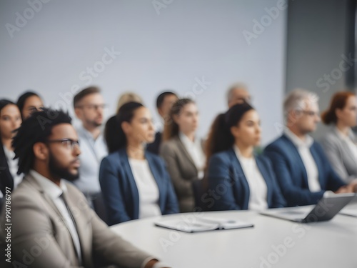 Business peoples at board meeting