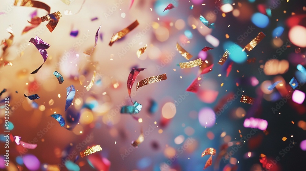 Colorful Confetti in Celebration Colorful Confetti in Celebration