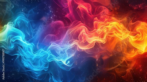 Incredibly beautiful abstract colorful background