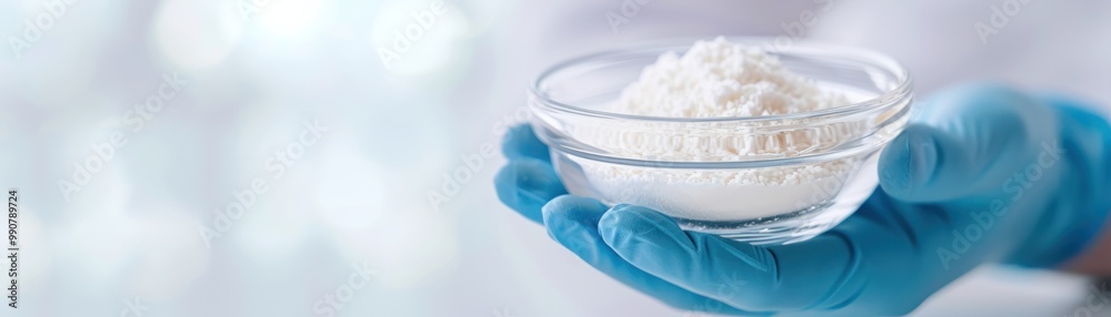 Person preparing protein extracts for muscle recovery.