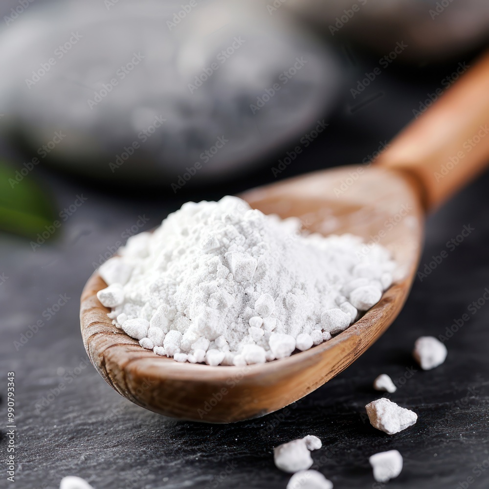 Closeup of calcium extract with mineral rocks. Closeup of calcium extract with mineral rocks.