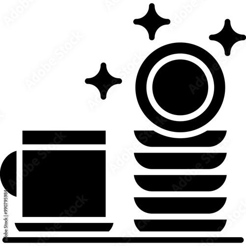Clean Dishes Icon