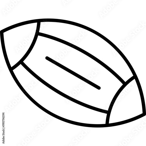 Rugby Ball Icon