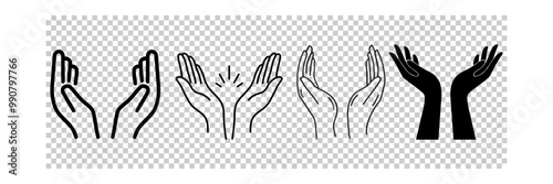 free hands art vector collections