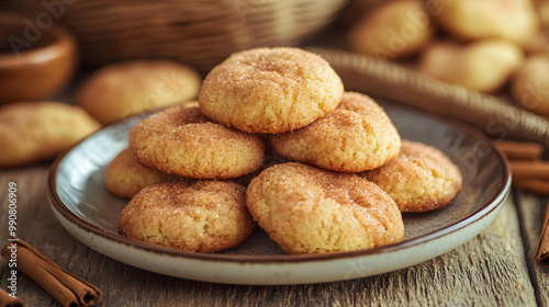 Snickerdoodle Cookie Background