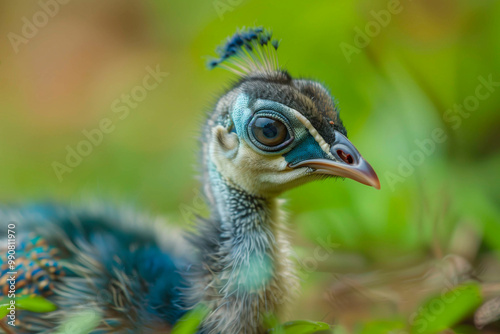 Baby peacock photo