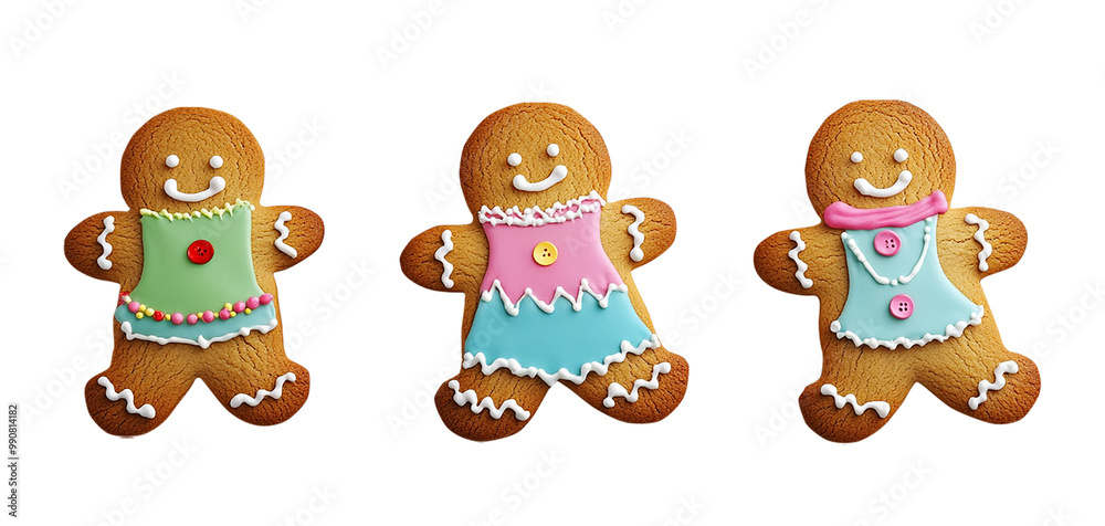 Gingerbread woman, transparent background Gingerbread woman, transparent background