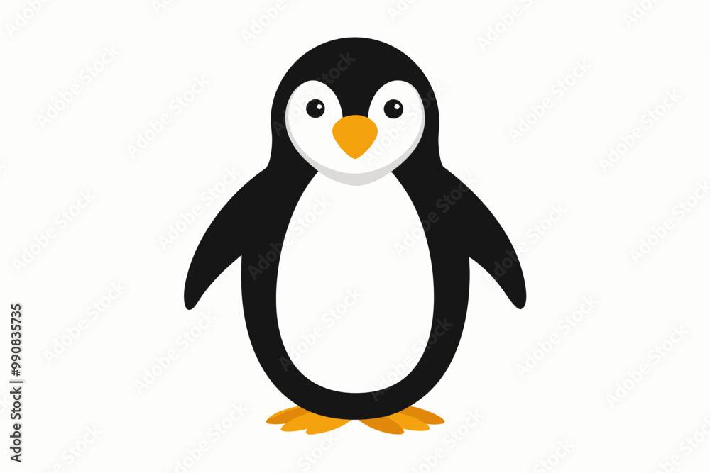 Obraz premium Penguin Bird vector art and illustration