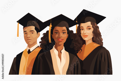 Graduates celebrating academic achievement
