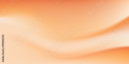 Flowing liquid orange and cream abstract background. Abstract Orange Gradient background. Waves of orange color. Blurred minimal orange gradient. Perfect for autumn or fall, thanksgiving, halloween.