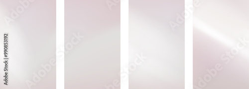 Pearl grey abstract background. Elegant ivory gradient. Simple, cosmetic soft banner in cream and champagne colors.