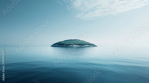 Barren Island Amidst Serene Seas - No man is an island