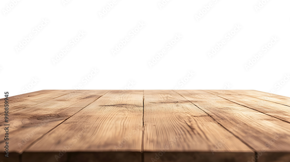 Wooden empty table template, desk mock-up isolated Wooden empty table template, desk mock-up isolated