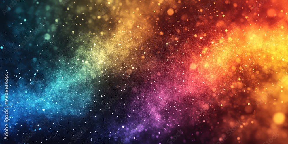Iridescent Rainbow Background with Textures and Sparkles Iridescent Rainbow Background with Textures and Sparkles