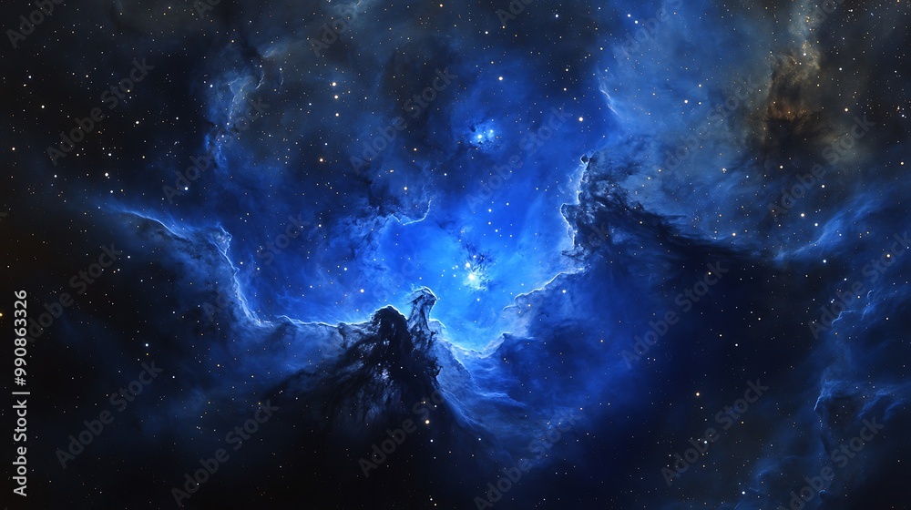 Obraz premium Space Galaxy Night Sky With Cosmic Clouds ,Universe science astronomy. Illustration Background