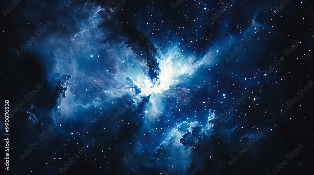 Fototapeta premium Space Galaxy Night Sky With Cosmic Clouds ,Universe science astronomy. Illustration Background