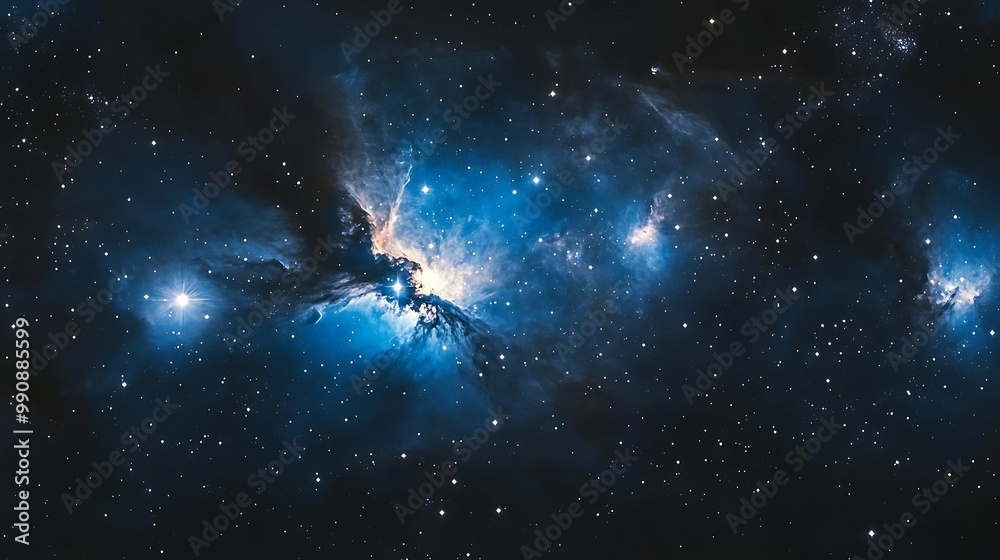 Obraz premium Space Galaxy Night Sky With Cosmic Clouds ,Universe science astronomy. Illustration Background