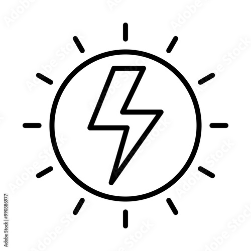 Energy Icon line icon