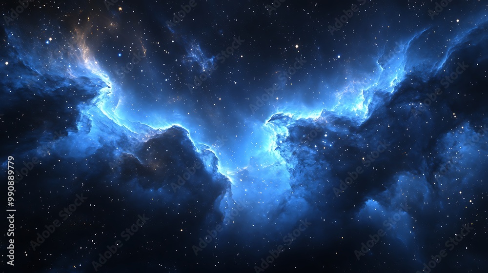 Obraz premium Space Galaxy Night Sky With Cosmic Clouds ,Universe science astronomy. Illustration Background