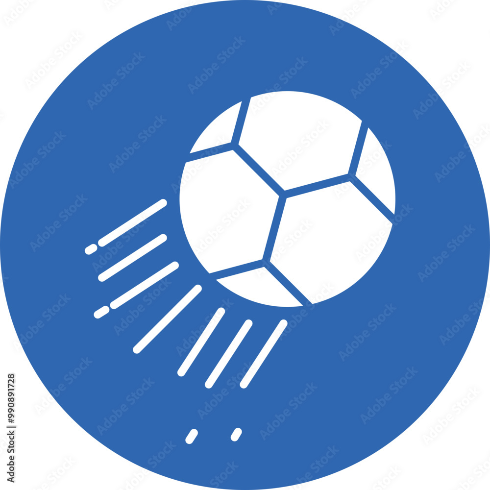 Soccer Ball glyph circle icon Soccer Ball glyph circle icon
