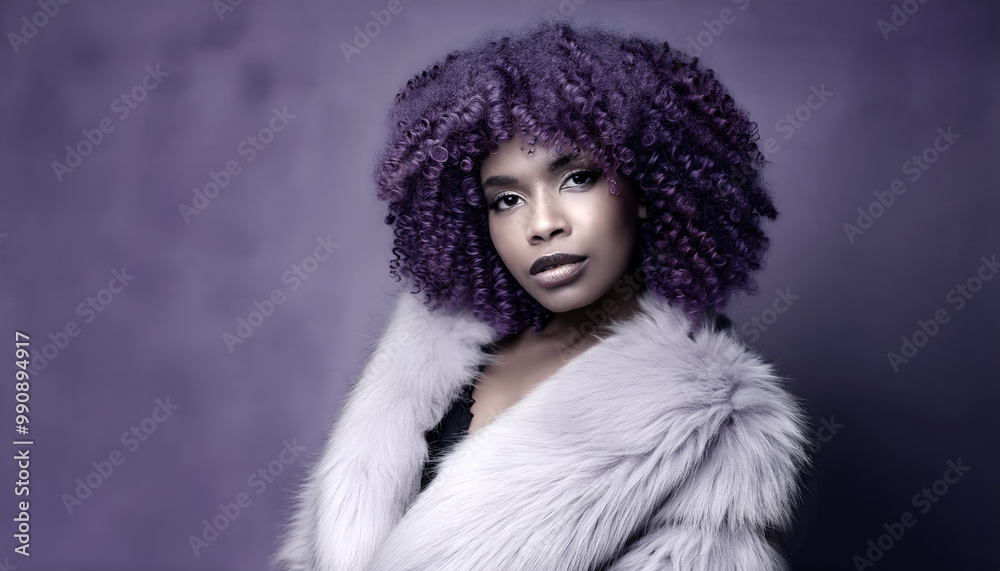 woman, beauty, model, fashion, fur, new, future, dusk, color, of, the, year, 2025, 2024, atelier, studio, close-up, afro, hair, glamour, face, coat, makeup, winter, person, on, with, a, beautyful, ad woman, beauty, model, fashion, fur, new, future, dusk, color, of, the, year, 2025, 2024, atelier, studio, close-up, afro, hair, glamour, face, coat, makeup, winter, person, on, with, a, beautyful, ad